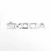 AEA1 For Skoda FABIA KAMIQ KAROQ KODIAQ OCTAVIA RAPID SUPERB YETI Car Trunk Letters Emblem Logo Sticker Front Rear Badge Accessories