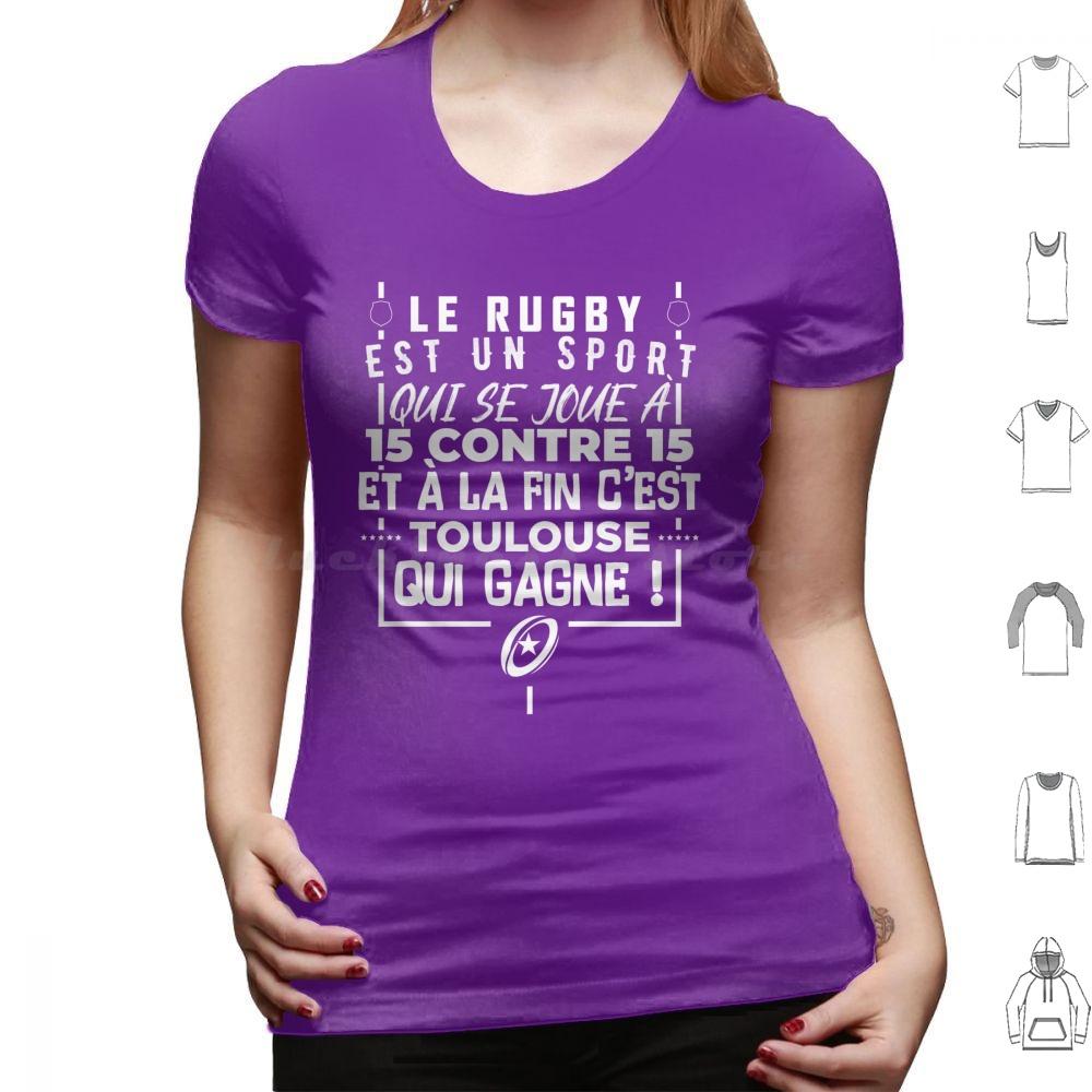 Rugby Is A Sport That Is Played 15 Against 15 And In The End It Is Toulouse Who Wins T Shirt Cotton Men Women DIY Print