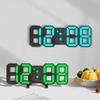 3D Digital Alarm Clock Clock Creative LED Wall Clock Korean Student Electronic Alarm Clock 8018