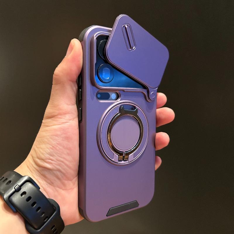 360° Rotate Bracket For Magsafe Magnetic Phone Case For Xiaomi 17ProMax 15TPro 14T PRO Poco F8 PRO 5G Wireless Charge Ring Cover Xiaomi 17ProMax