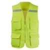 Men's Summer Mesh Vest Photography Work Multi-Pockets Outdoors Journalist's Vest Sleeveless Jackets