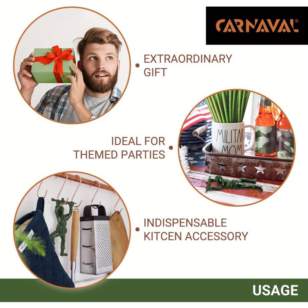 Green Soldier Bottle Opener Army Man Bottle Opener Unique and Soldier Shaped Beer Opener Funny Bottle Opener Metal Bottle Opener