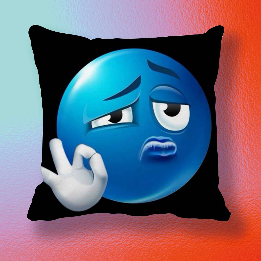 New Funny TrollFace  Pillow cover gift High definition digital printingSurprise vivid pattern Household