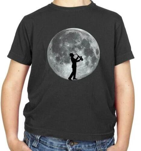 

Saxophone Player Moon Kids T-Shirt - Sax - Musician - Jazz - Music 120