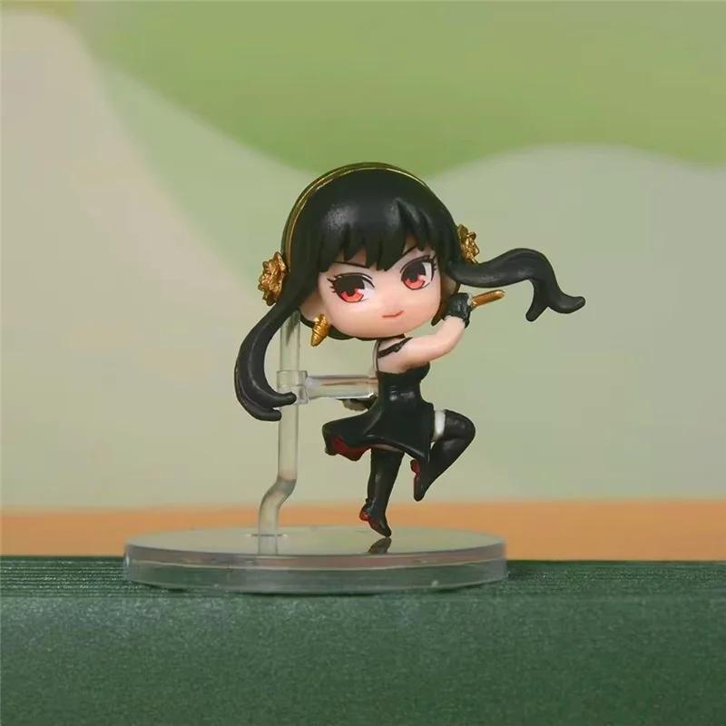 4pcs SPY×FAMILY Anya Forger Twilight Yor Forger Anime Action Figure Model Cartoon Figurine Toys Collection
