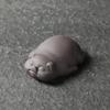 1PCS Lucky Cute Pig Statue Purple Clay Tea Pet Ornaments Desktop Handmade Crafts Chinese Boutique Tea Decoration Accessories