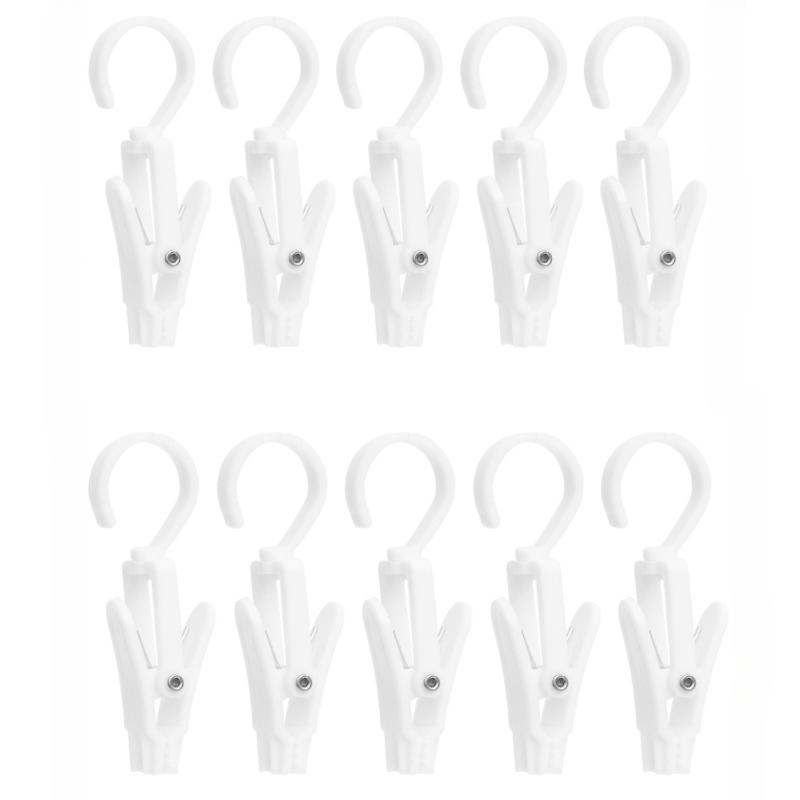 Household Multifunctional Hat Clip, Rotatable Hook, Curtain Clip, Sun Drying Socks, Windproof Clip, Towel, Scarf, Storage Hook