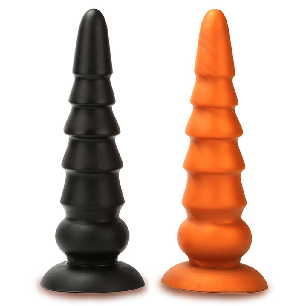 Tekutý silikon oversized pagoda anální kolík Dildos Soft penis anální dilatátor stimuluje řitní otvor a vagínu Sexuální hračky Big Dick anální kolík