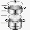 SUPOR 28cm 304 Stainless Steel Double Layer Steamer Pot