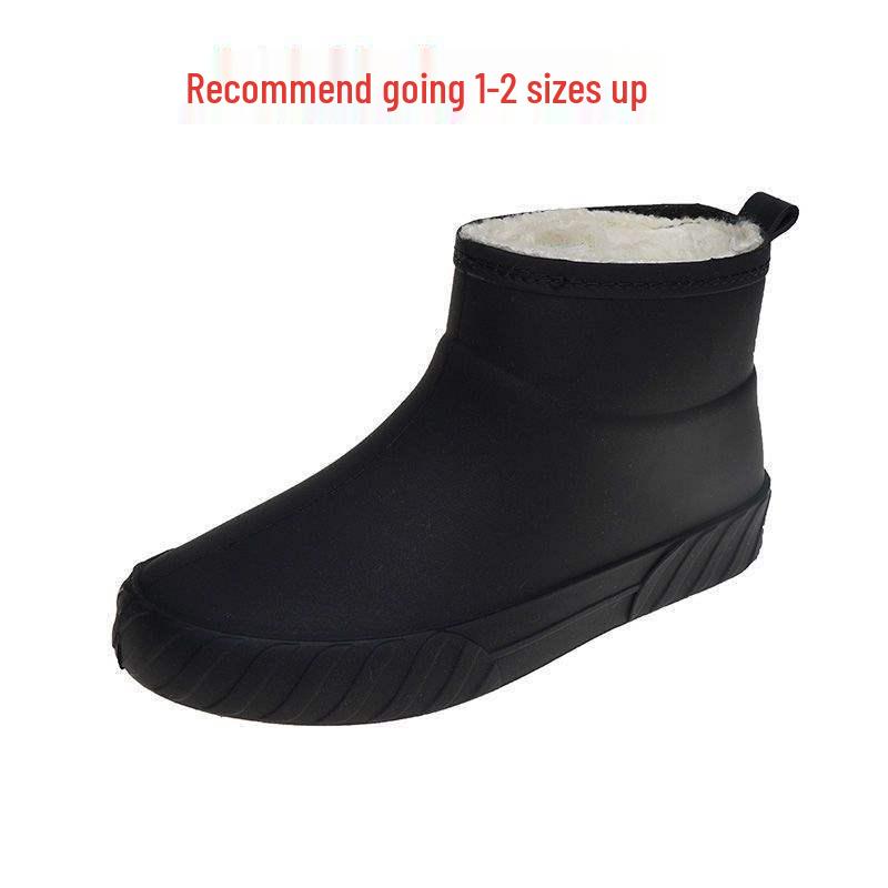 2025 Trendy Women's Non-Slip Low-Cut Summer Rain Boots for Car Washing, Grocery Shopping, and Kitchen Use