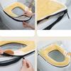 Cartoon Plush Toilet Cover Gasket Reusable Toilet Cushion Cover Duck Toilet Seat Cover  Lavatory