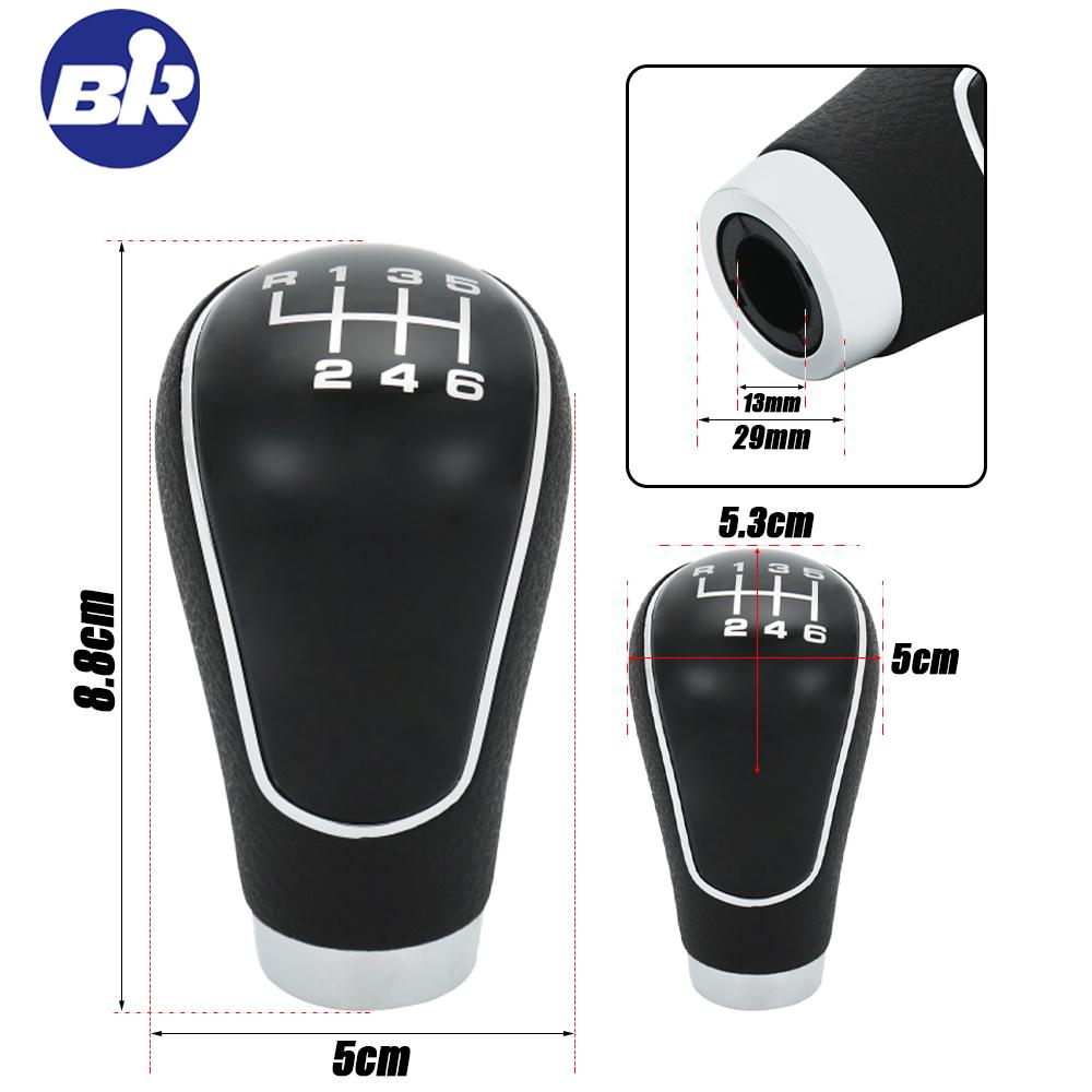 High-quality Car 5/6 Speed Manual Transmission For Mazda 2/3/323/6/3 BK 2006-2012 Gear Shift Handle ABS Lever Gear Shift Knob