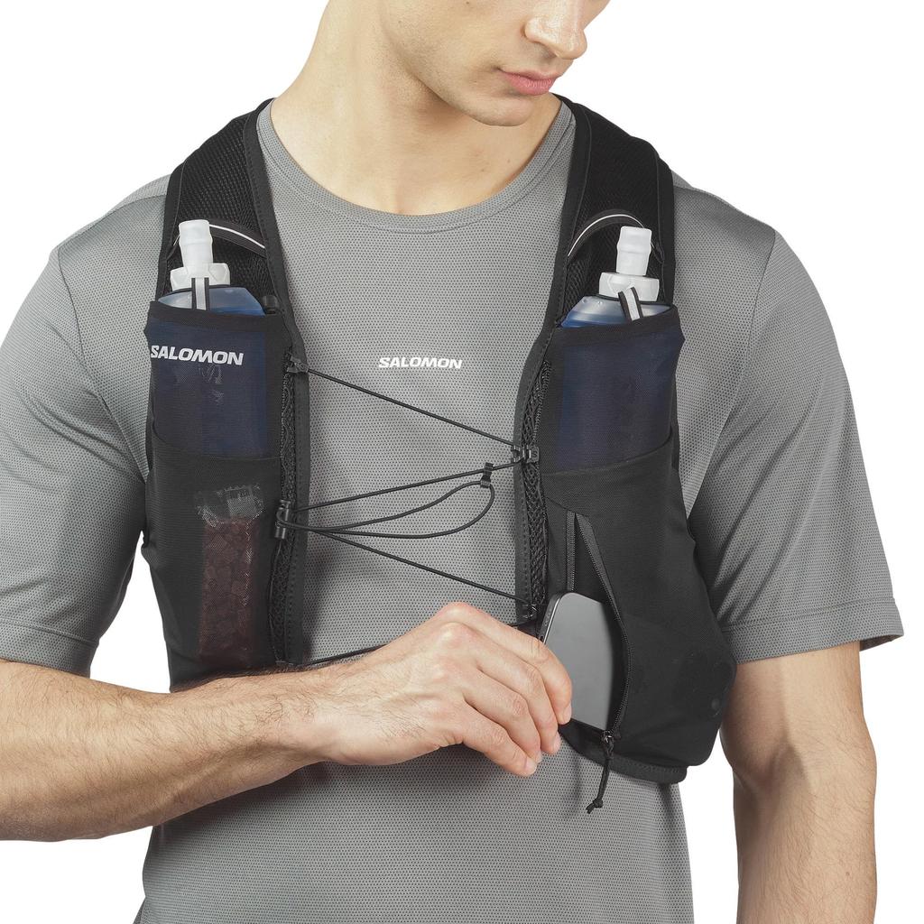 [Salomon] Hydration Backpack ADV HYDRA VEST 4 LC1340800 Unisex Black M