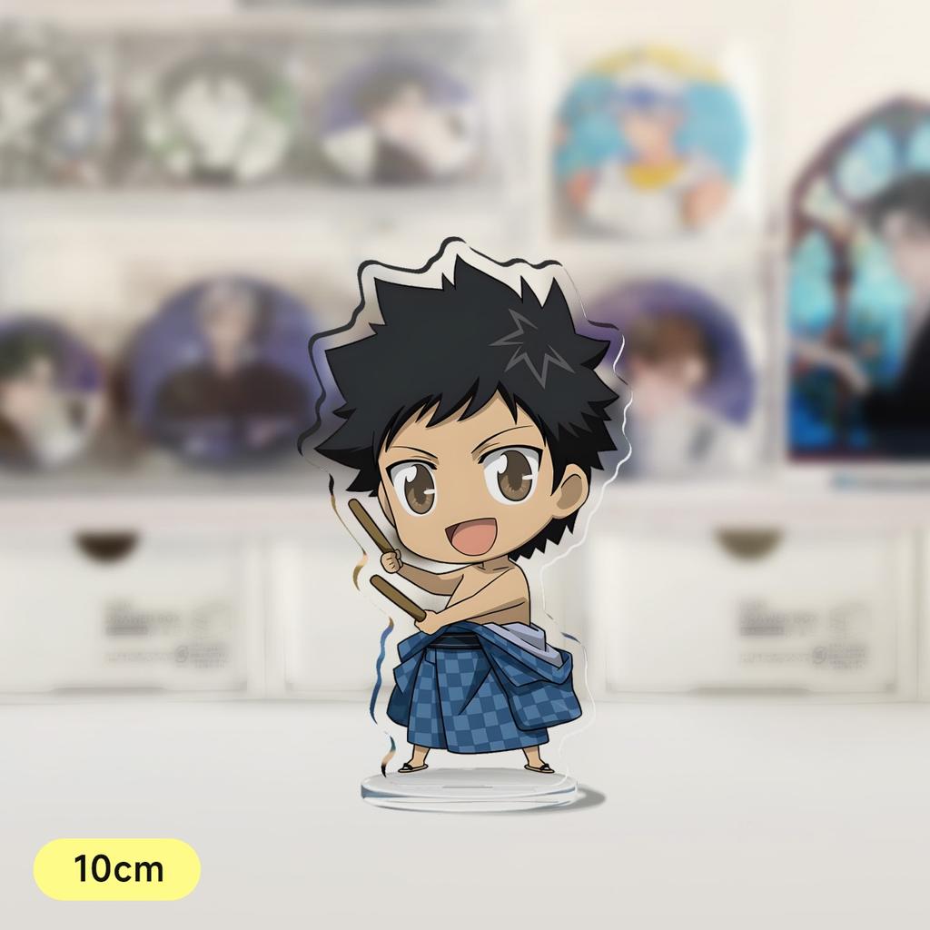 Anime Katekyo Hitman Reborn 10cm Acrylic Stand Model Figures Sawada Tsunayoshi Gokudera Hayato Cosplay Desk Decor Model Gifts