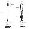 Outdoor-Angeln 1,5m Sicherheitsseil Magnetischer Release-Clip Netzhalter Schnellverschluss Starker Magnetischer Tragbarer Schnallenverschluss
