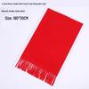 Red Double-Sided Velvet Event Scarf - 10 Pack