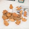 Cabinet Door Handle Children's Room Creative Cute Dinosaur Unique Wooden Animal Drawer Knobs Bedroom Decorative Drawer