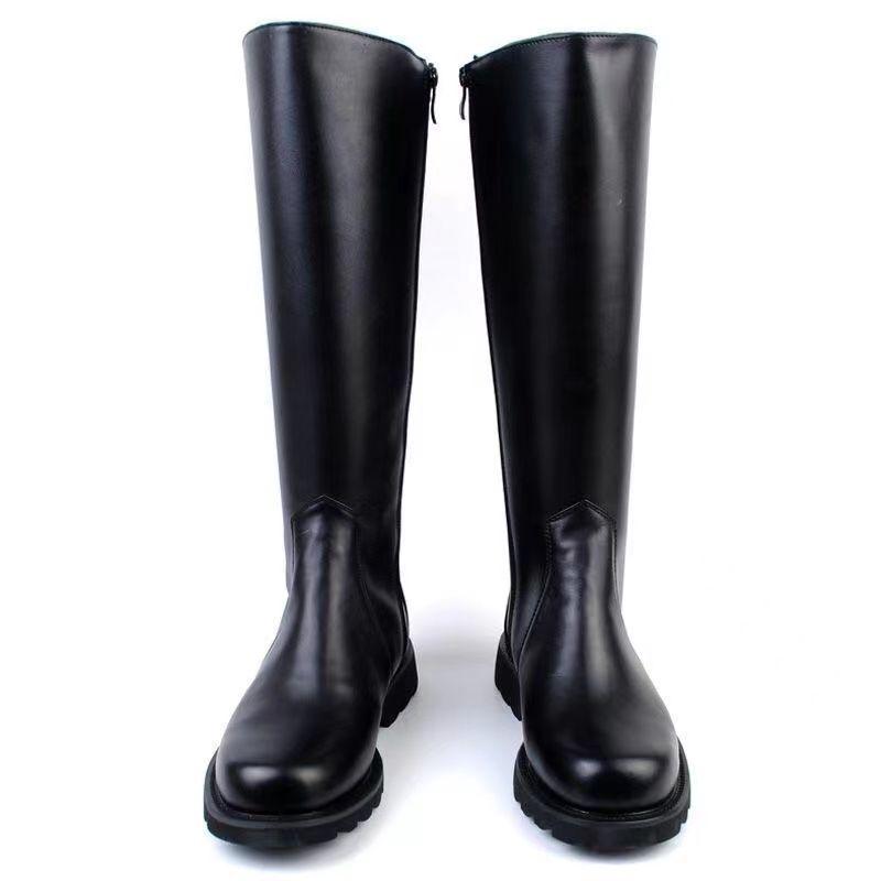 Men's and Women's High Tube Riding Boots for Knight Performances and Honor Guards