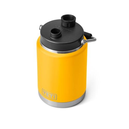YETI Rambler Half Gallon Jug, Vacuum Insulated, Stainless Steel, with MagCap, Alpine Yellow