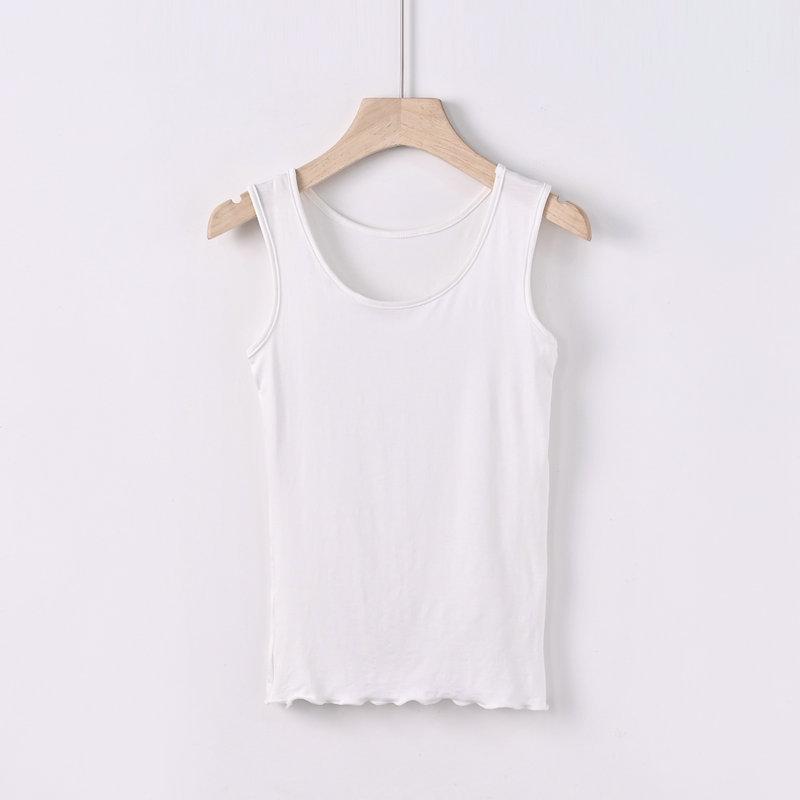 

Женский модальный топ без рукавов большого размера - Летняя одежда для дома и улицы свободного кроя 3XL