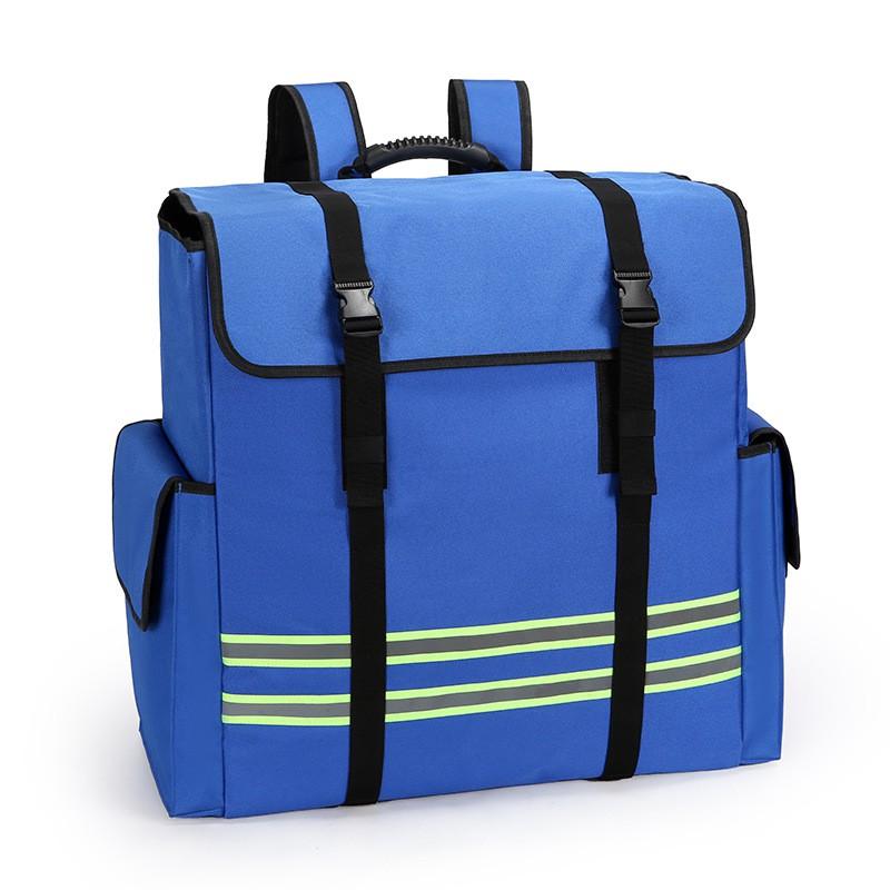 Heavy Duty Waterproof Firefighting Hose Backpack Forest Wildland Fire Crews Large Capacity Dual Strap Carry Bag 08850 Blue
