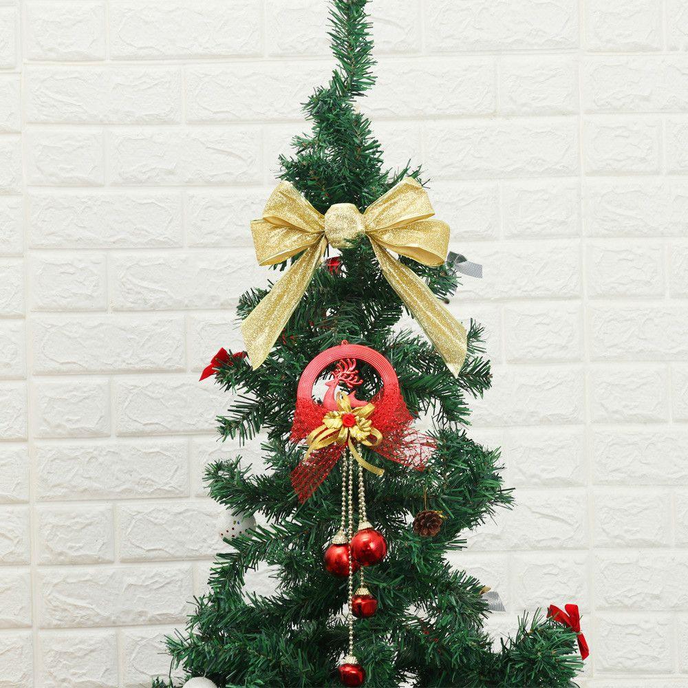 Decorate Gold Powder Bow Pendant Christmas Decorations Christmas Bow Bow Christmas