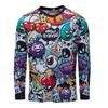 Maglia da Ciclismo Traspirante da Uomo a Manica Lunga Downhill Bike mtb Jersey DH BMX Maglietta Offroad Abbigliamento Motociclistico Top Maglia Motocross