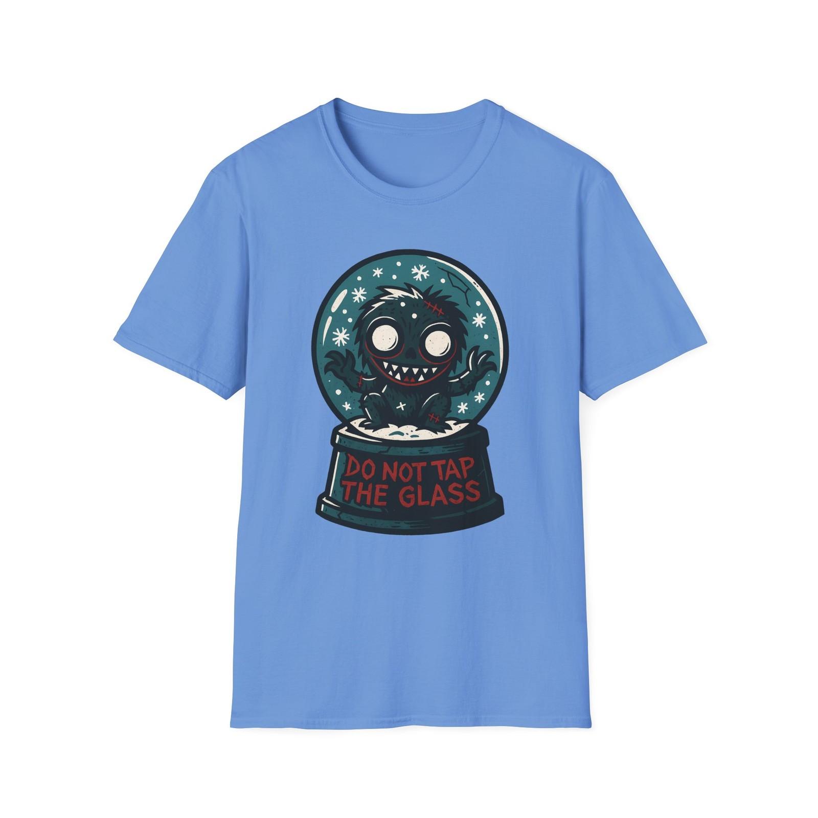 Unisex Softstyle T-Shirt Mens Womens Tees Top Creature Snowglobe Surreal Horror Holiday Christmas S