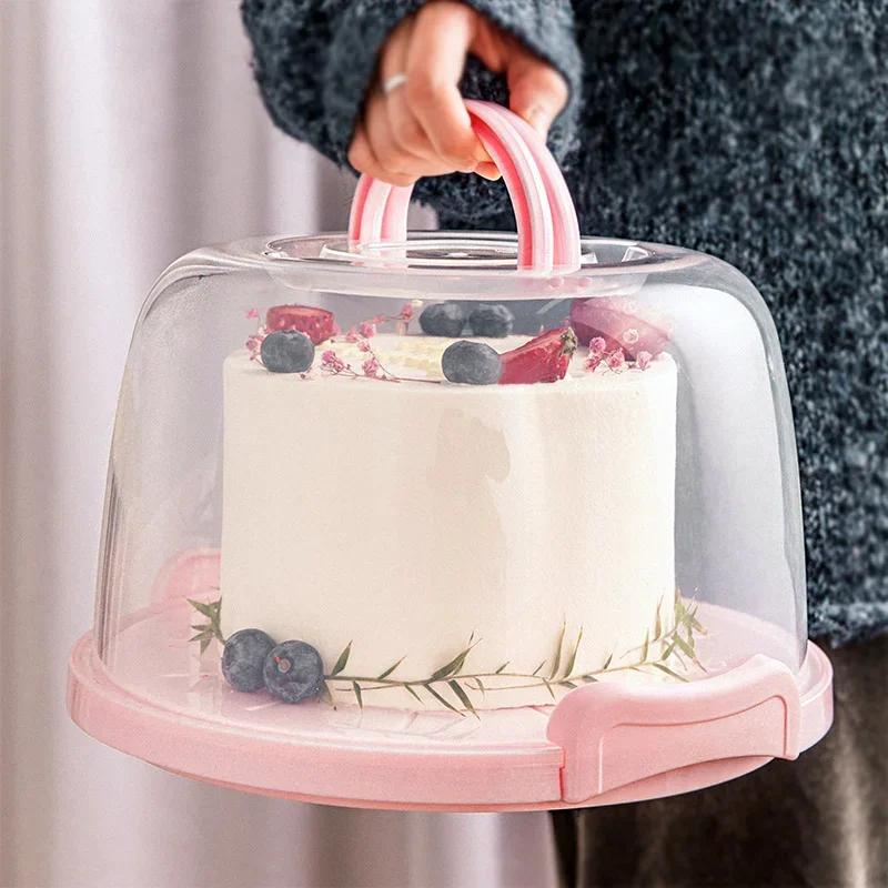 Food-grade Fresh Cake Keeping Container Waterproof Cake Container Transparent Pastry Storage Boxes Dessert Container