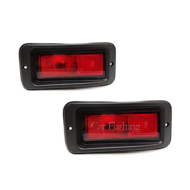 Rear Bumper Reflector Lights For Mitsubishi Pajero Shogun Sport For Challenger 2000-2008 Tail Stop Signal Brake Fog Lamp