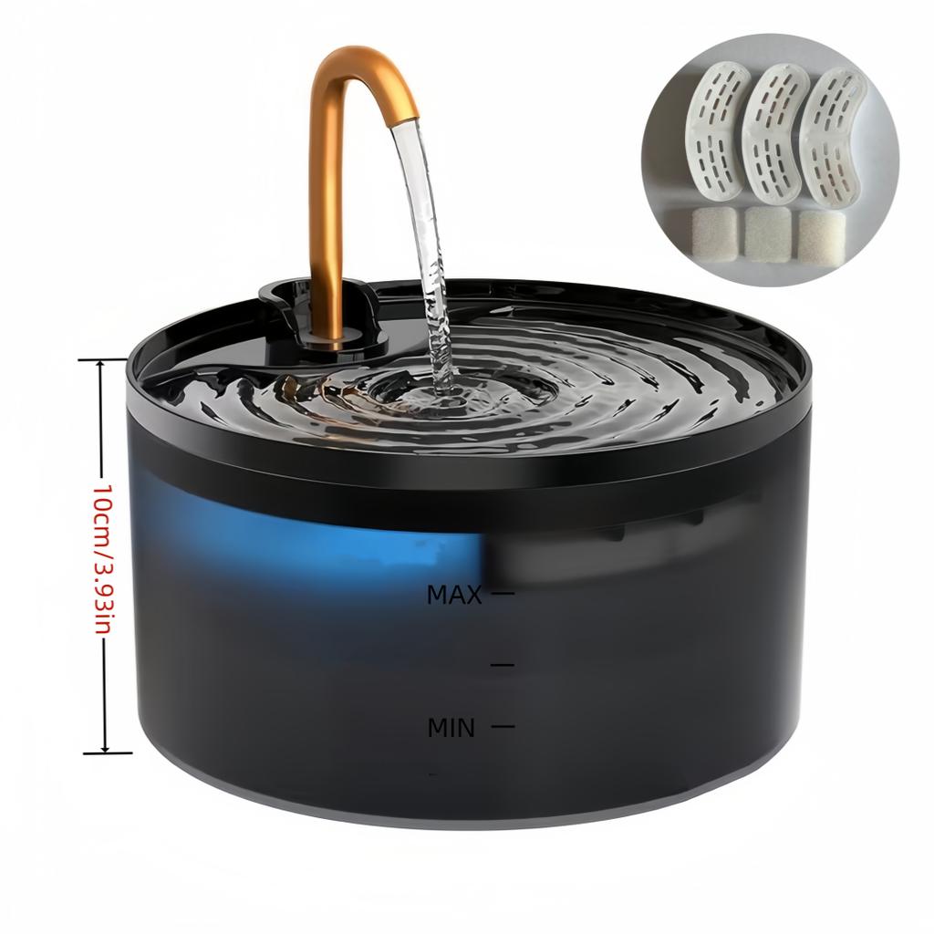 Pet Water  Fountain Auto Filter Set Automatic Sensing Cat Drinker 2.1L Recirculate Filtring Drinking for Cat Dog Water Dispenser