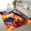 1PC Pokémon Charizard Dracaufeu Pikachu Printing Carpet for Living Room Bedroom Kid's Room Home Decor Area Rug Non-slip Mat