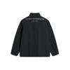 Li Ning CF Outdoor Water-Resistant Solid Color Casual Sports Zip-Up Long Sleeve Jacket Men Jackets Black AJDU247-3