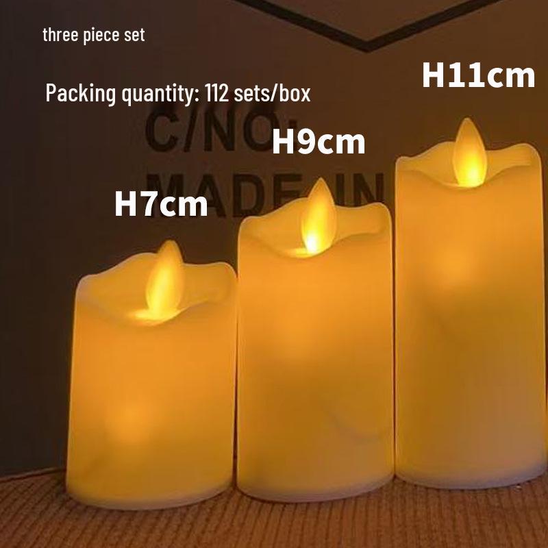 LED Battery Candle Light: Simulated Flame for Birthdays, Romance, Weddings, and Decor