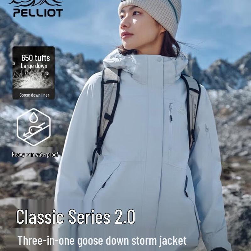 Pelliot Women s Classic 2.0 3-in-1 Down Jacket M