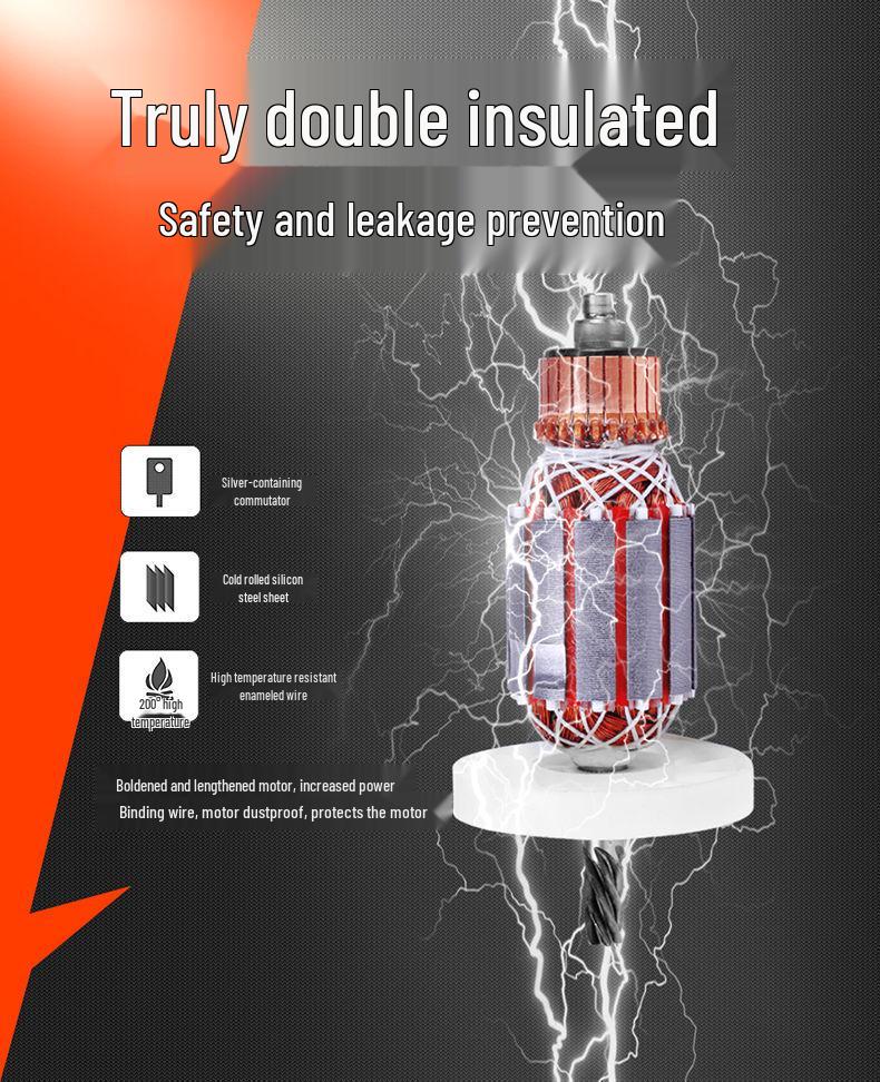Nai Er Hui High Power Multi-functional Electric Mixer for Paint, Putty, Cement, and Mortar