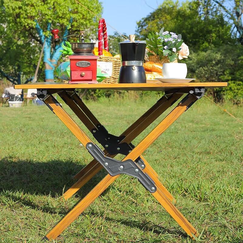 FTLY Aluminum Alloy Roll-Up Camping Table