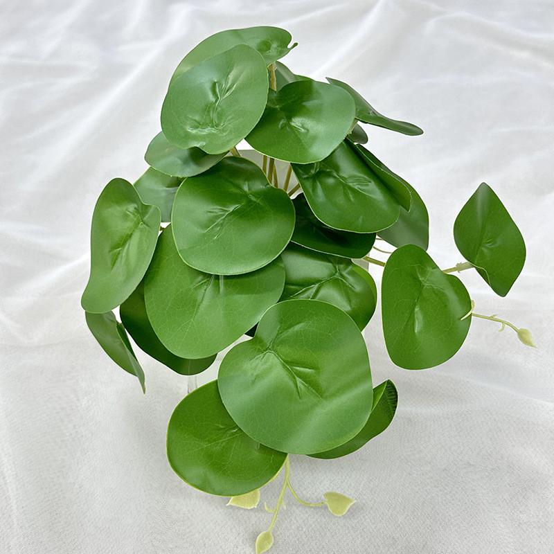 Faux Green Plants With Colocasia Leaves For Home Staging And Photo Props