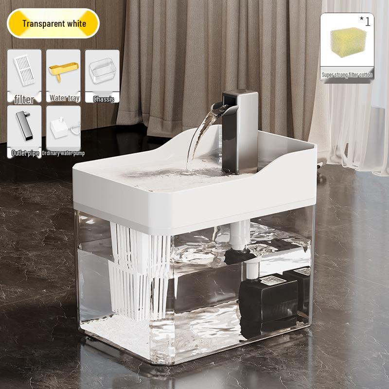 Automatic Cat Water Fountain & Silent Dog Bowl - Pet Drinking Supplies