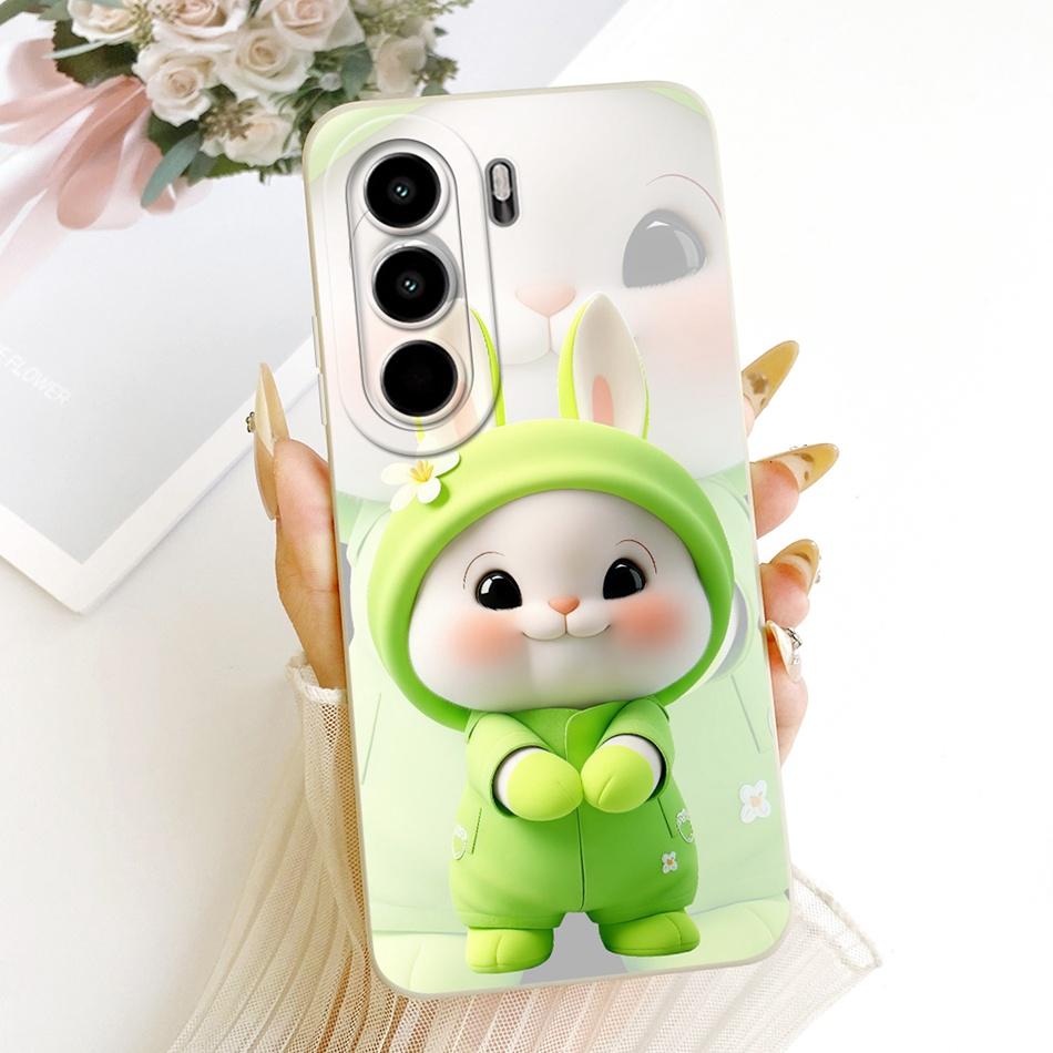 For Itel Power 70 / Itel P70 Cute Cat Flower Cartoon Phone Case For Itel P70 Power70 P673L Shockproof Soft Silicone Bumpers
