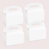 4pcs Solid Color Paper Candy Box Birthday Gift Packaging Boxes Candy Bags Wedding Favors Birthday Party Decoration Baby Shower