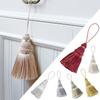 2pcs Home Decor Hanging Rope Silk Tassel Fringe Tassel Trim Garment Decoration Key Tassels For DIY Embellish Curtain Accessories