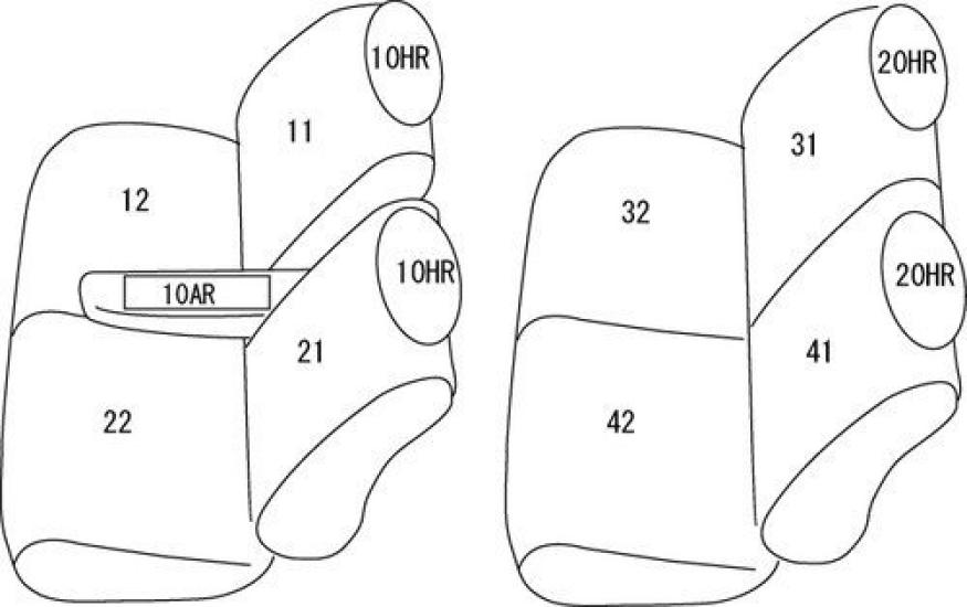 Clazzio Seat Covers for Move Clazzio Jacca Tan Beige L175S/L185S ED-0687