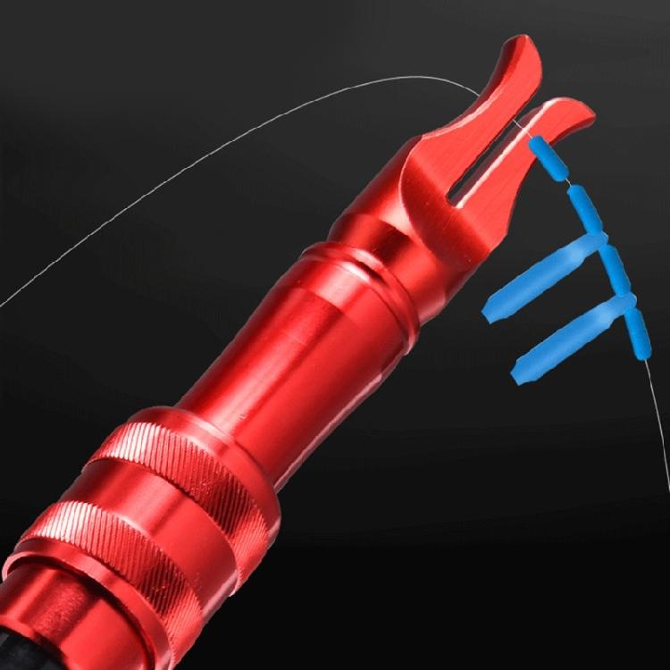 Poles Thrower Equipment Fishing Rod Thrower Aluminum Poles Throwing Device for Freshwater Stream River Fishing Tackle Tool