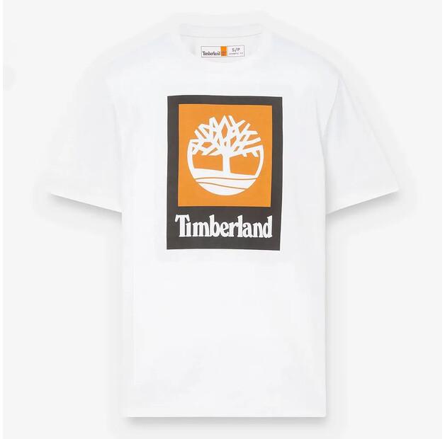 Timberland Short-sleeve T-shirt Stack Logo Colored