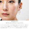 LOKUMI Made in K18 18K Nickel Earrings, Japan, 18K, Post, K18, Hypoallergenic, Leaf, Long, Women's, Simple, Large, Large, Stud, Post, Popular, Free,