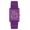 Watch WP6 700694 Clear Shiny Violet Polyamide Plus Strap 23x34mm Rectangular Women's