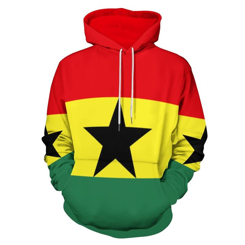Haiti Nation Flag Men's Women's Sports Hooded Pullover Fashion 3D Print Spring And Autumn Winter Casual Hoodie Loose Sweatshirt