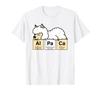 Alpaca Periodic Table of Elements Llama Paco Hakaya Alpaca T-Shirt