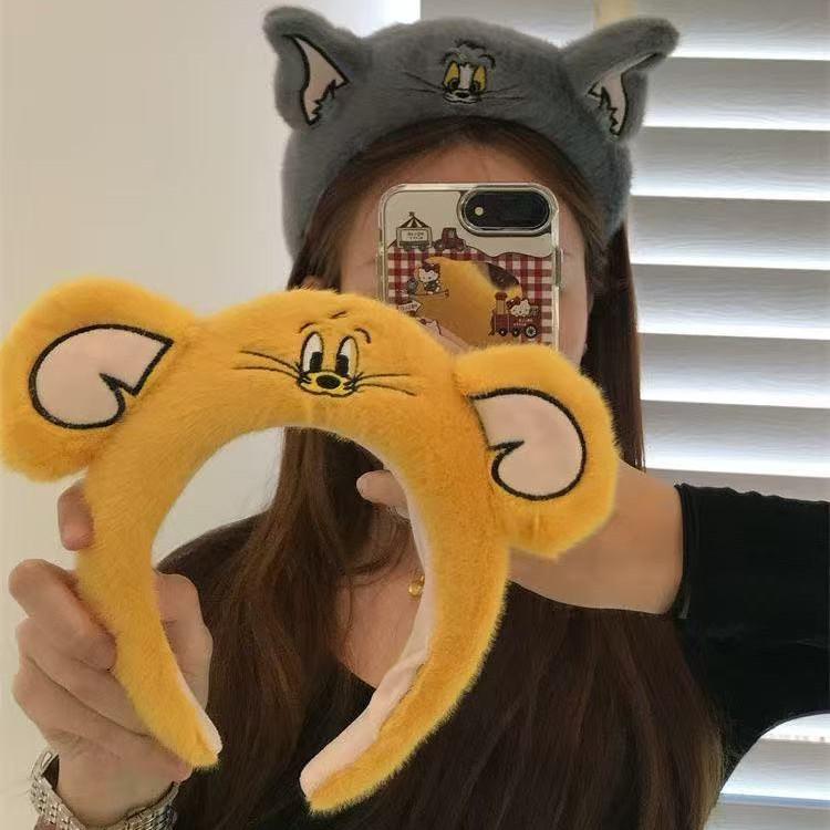 Adorable Princess Cat Ear and Goofy Mouse Headband Set